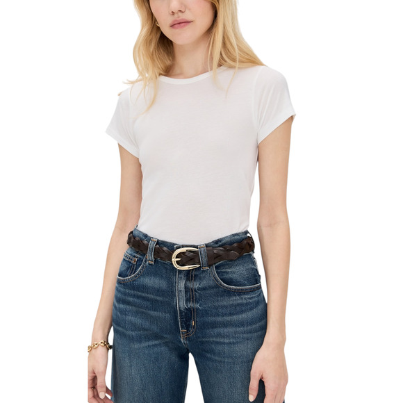 MADEWELL Braided Belt in Dark Carob XXS-S - Picture 2 of 13